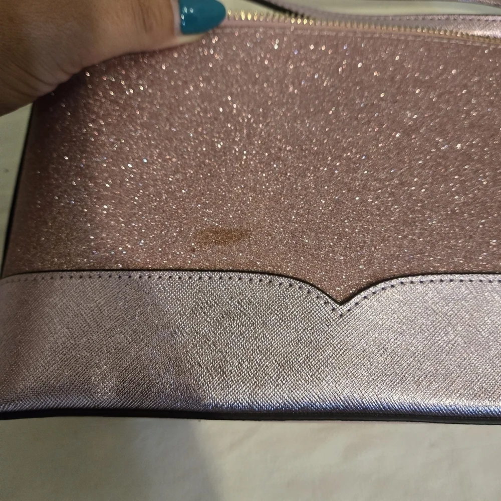 Kate Spade Pink Glitter Crossbody Bag